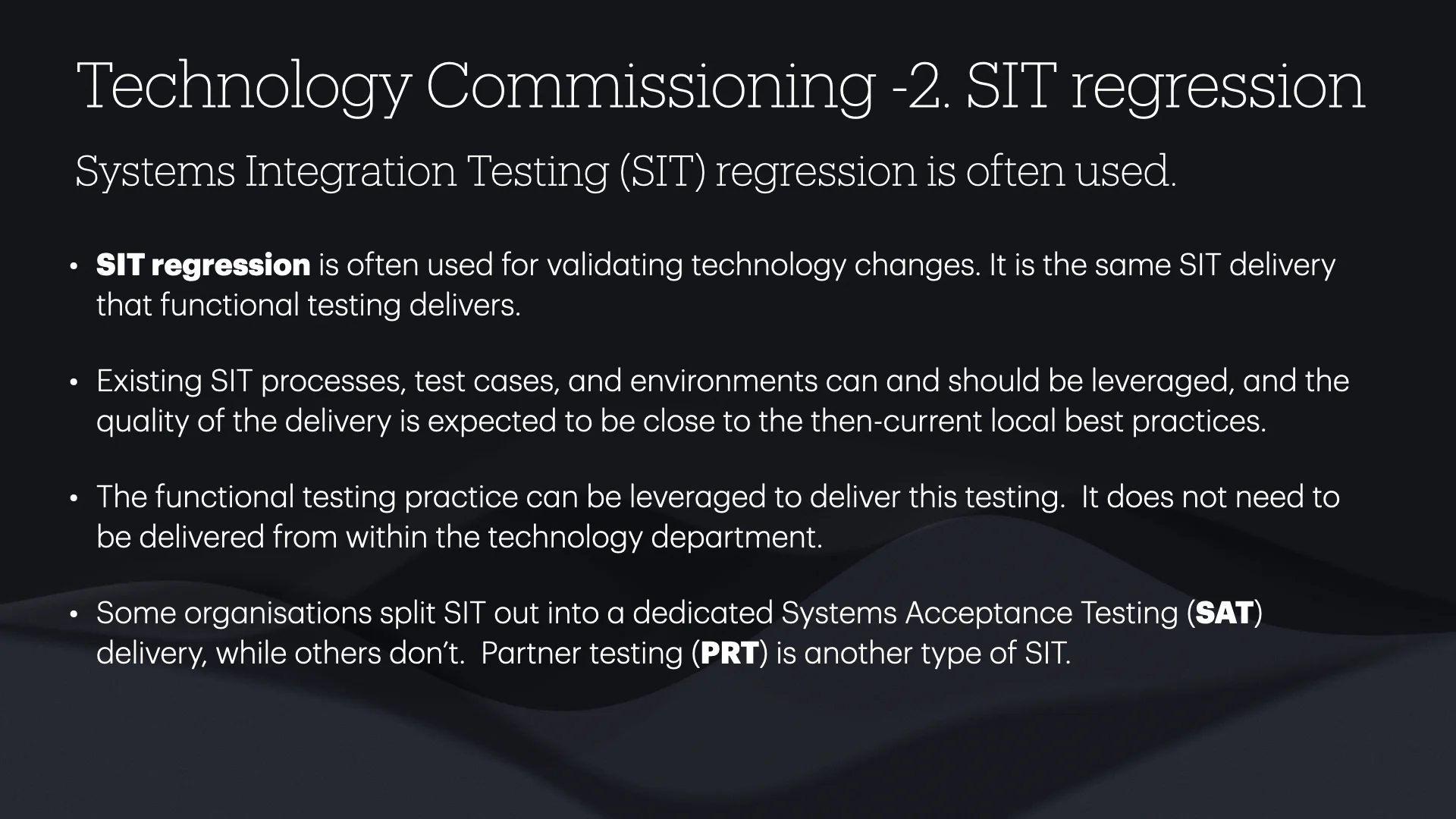 Tech-Led Infrastructure Testing slide 13